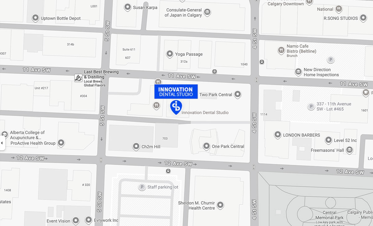 Innovation Dental Studio Map